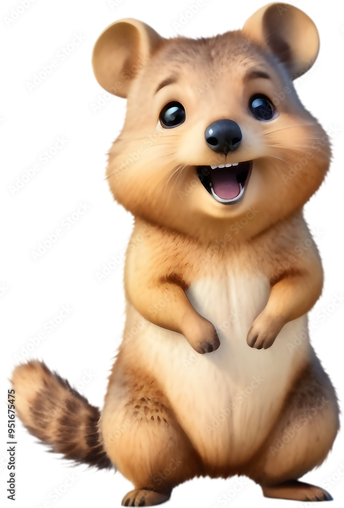 Cute Quokka Cartoon Clipart, Perfect for Kids. Cute Quokka Cartoon Clipart, Perfect for Kids.