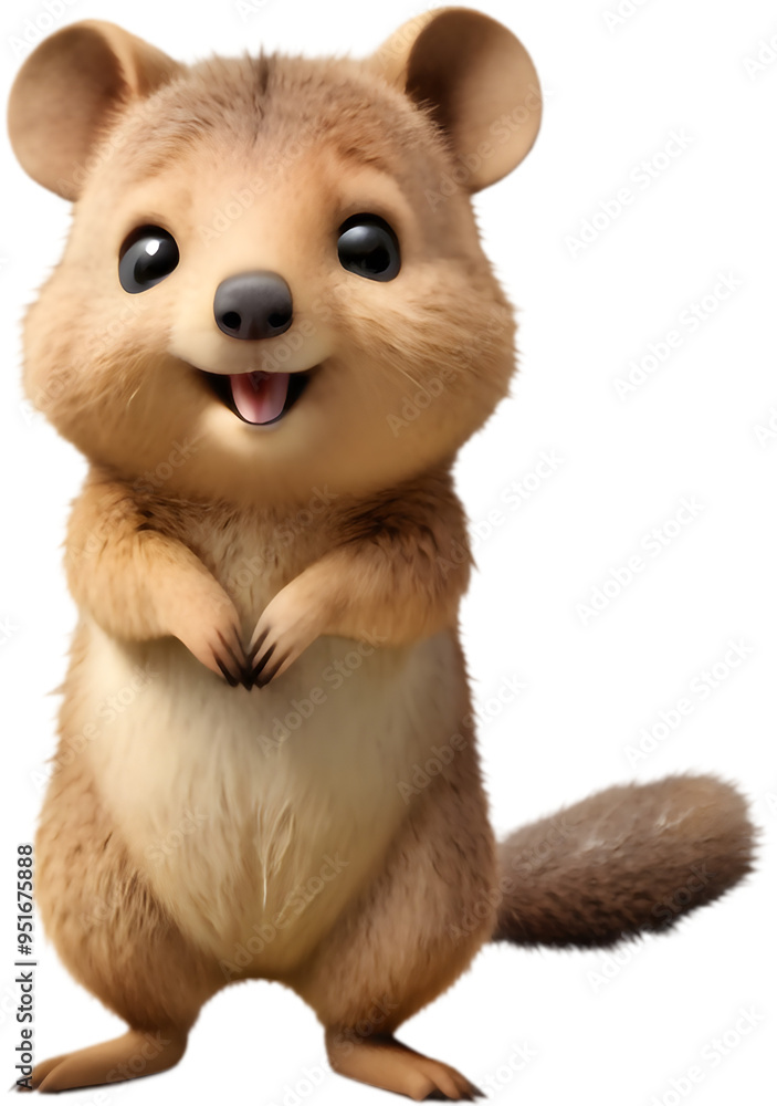 Cute Quokka Cartoon Clipart, Perfect for Kids. Cute Quokka Cartoon Clipart, Perfect for Kids.