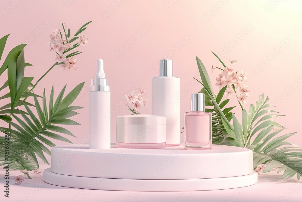 3d background products display podium scene. background 3d rendering with podium. stand to show cosmetic products. Stage showcase on pedestal display white studio. generative ai 3d background products display podium scene. background 3d rendering with podium. stand to show cosmetic products. Stage showcase on pedestal display white studio. generative ai