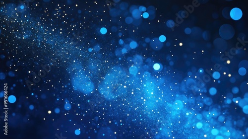 Technology Particle Abstract Background