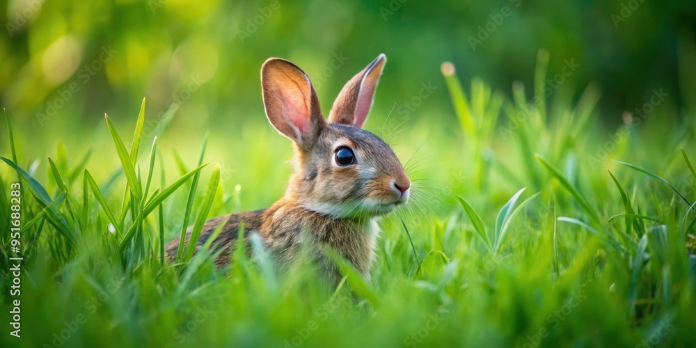 Rabbit camouflaged in lush green grass, wildlife, nature, rabbit, fluffy, cute, hidden, camouflage, green Rabbit camouflaged in lush green grass, wildlife, nature, rabbit, fluffy, cute, hidden, camouflage, green
