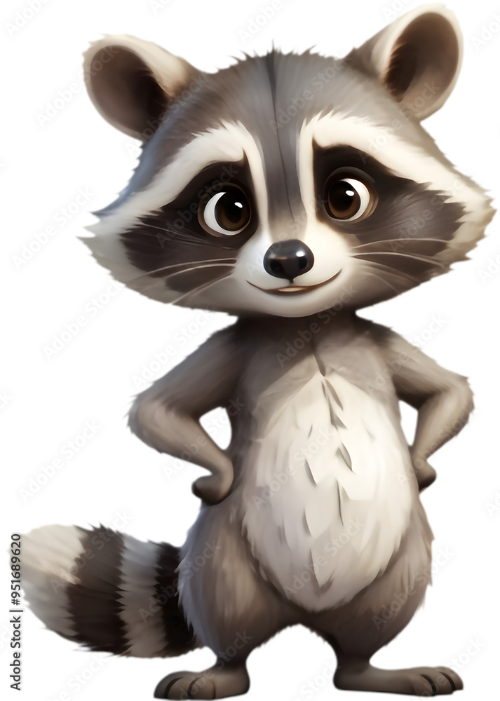 Adorable Raccoon Cartoon Clipart for Kids and Crafts. Adorable Raccoon Cartoon Clipart for Kids and Crafts.