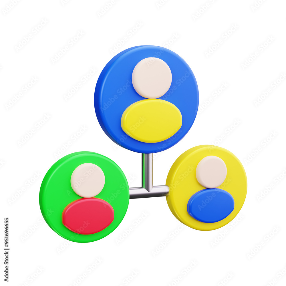 teamwork 3d render icons teamwork 3d render icons