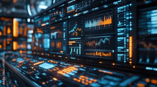 Exploring Advanced Economic Policies Through Dynamic Data Visualizations and Interactive Graphs in a Futuristic Interface