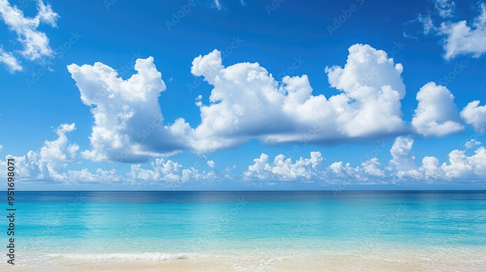tropical beach panorama, seascape with a wide horizon tropical beach panorama, seascape with a wide horizon
