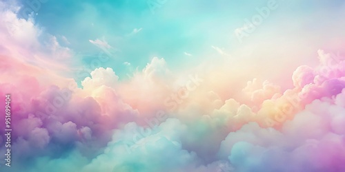 Soft and dreamy pastel colors blending together in an ethereal abstract dreamscape , Flowing, watercolor, soft, dreamy