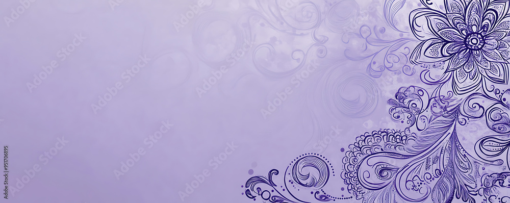 Light Purple Lace & Floral Banner - Hand-Drawn, High Detail, Digital Art with White Space for Text, Ideal for Invitations or Announcements Light Purple Lace & Floral Banner - Hand-Drawn, High Detail, Digital Art with White Space for Text, Ideal for Invitations or Announcements