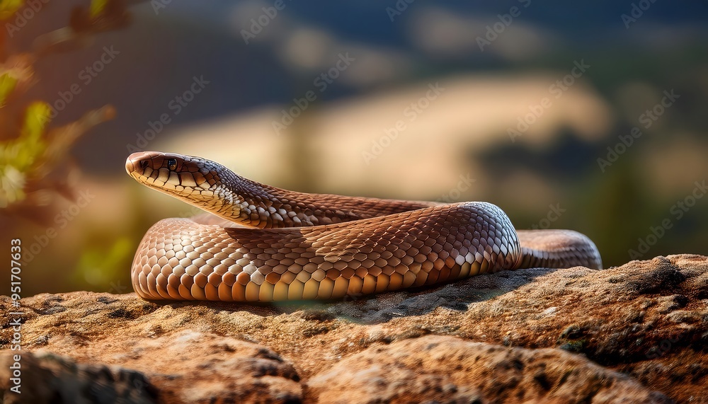 Fototapeta premium A Mountain Snake