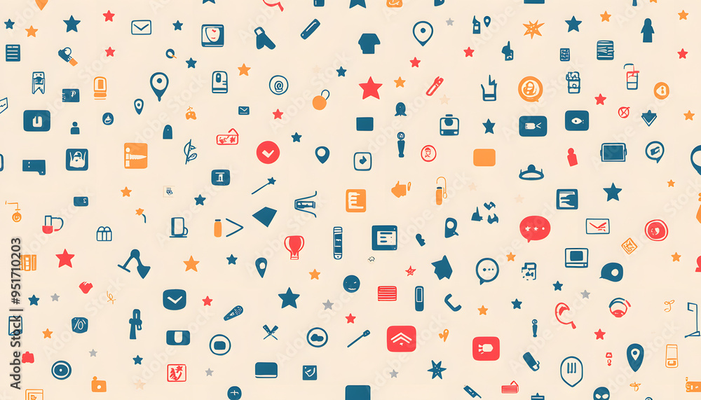 Repeating small icons, like stars, dots, or simple symbols, evenly spaced on a neutral background for a subtle pattern. Repeating small icons, like stars, dots, or simple symbols, evenly spaced on a neutral background for a subtle pattern.