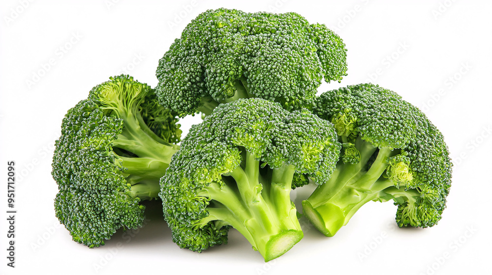 Fresh Green Broccoli Florets Fresh Green Broccoli Florets