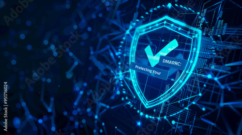 Image of a shield with a checkmark on top, representing protection