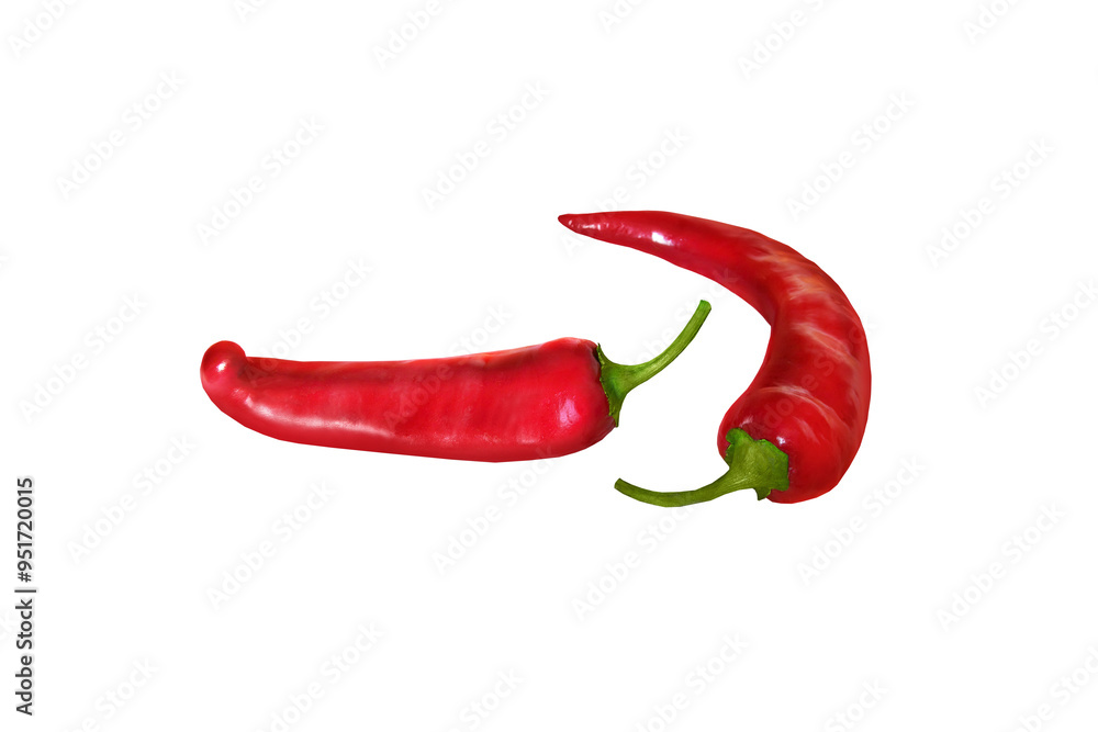 Red chili pepper on isolated background. Red chili pepper on isolated background.