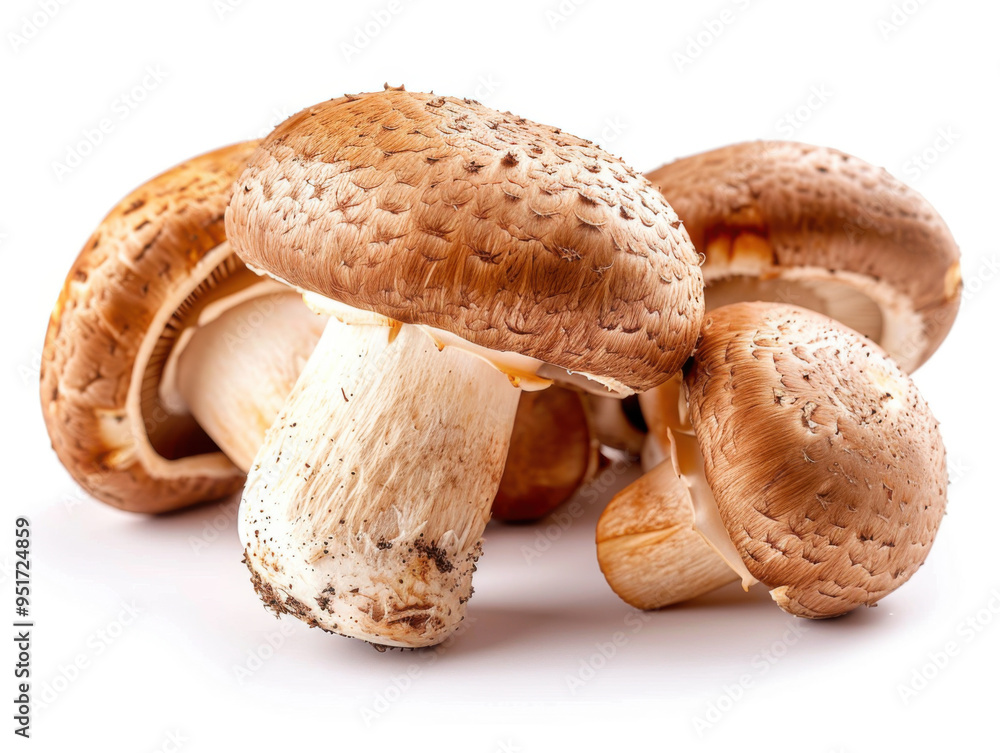 fresh mushroom isolated on white background fresh mushroom isolated on white background