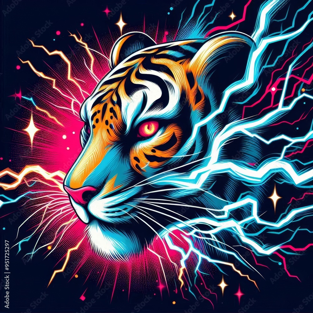tiger head illustration tiger head illustration