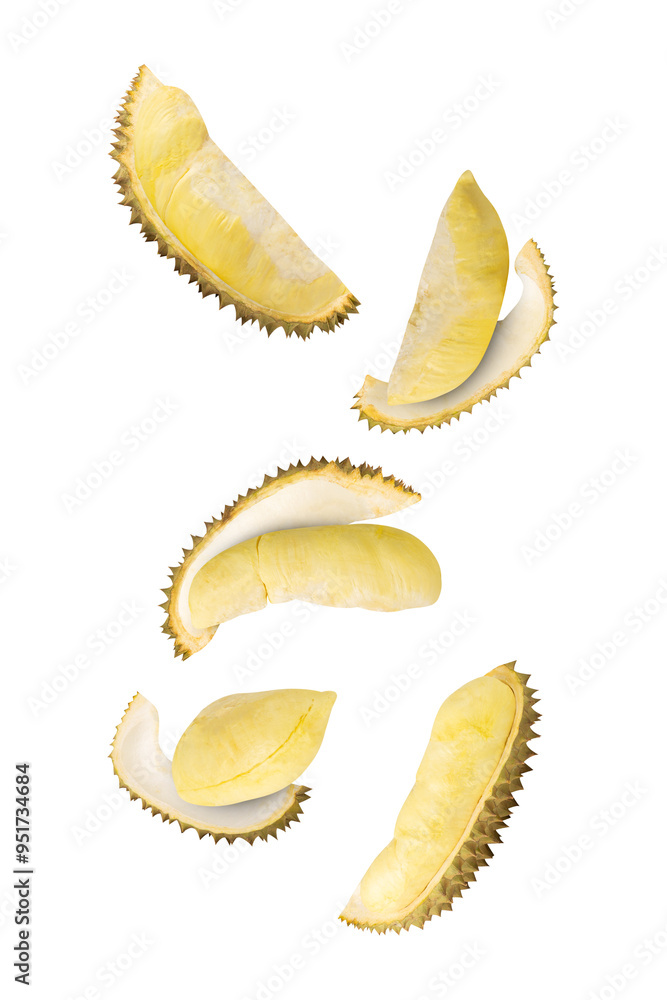 Falling Durian, cutout, full depth of field. Falling Durian, cutout, full depth of field.