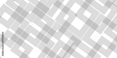 811Abstract background with black lines and white background design Geometric design with dynamic on white background in concept, wave. rectangle and triangle lines and shapes design	