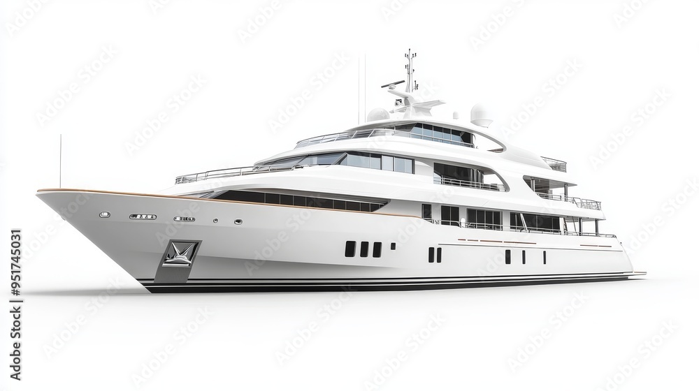 Yacht isolated on transparent background, luxury private ship png Yacht isolated on transparent background, luxury private ship png