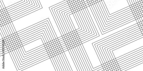 Abstract background with black lines and white background design Geometric design with dynamic on white background in concept, wave. rectangle and triangle lines and shapes design	