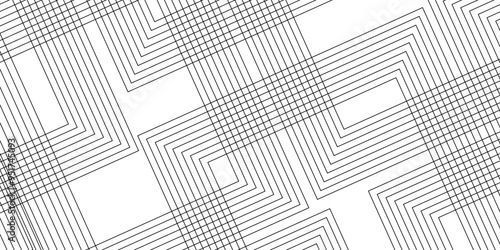 Abstract background with black lines and white background design Geometric design with dynamic on white background in concept, wave. rectangle and triangle lines and shapes design	