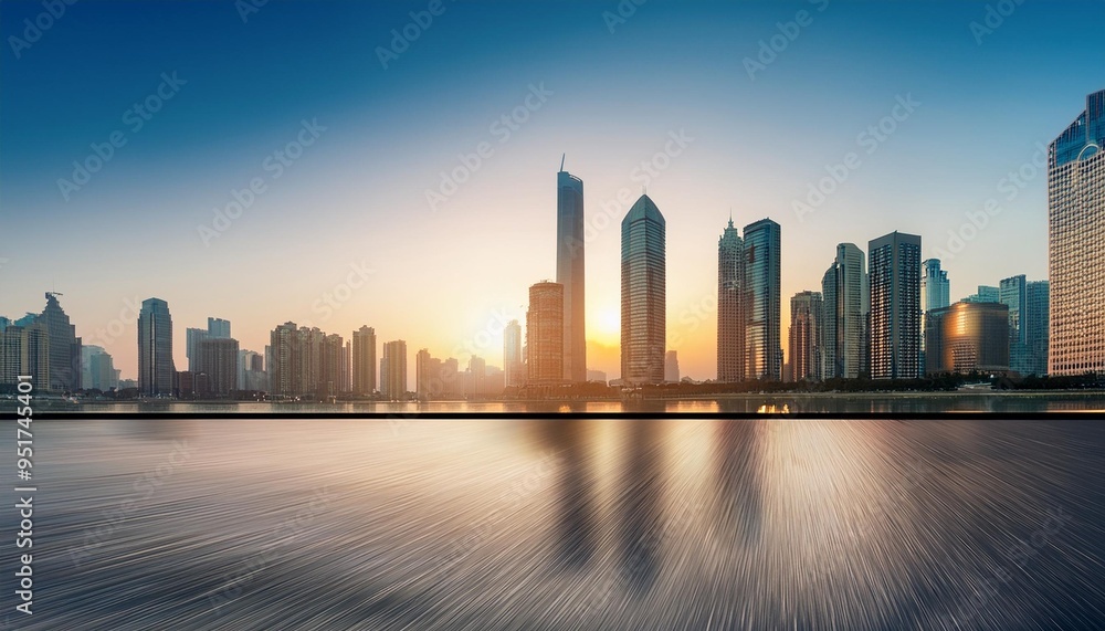 Obraz premium Urban City Skylines