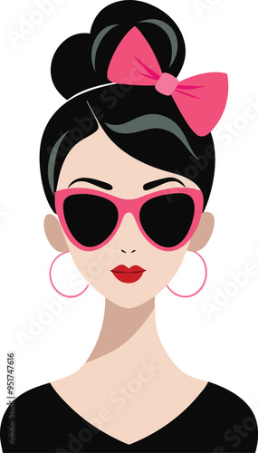 charming and stylish woman with beautifully styled hair in a romantic bun 