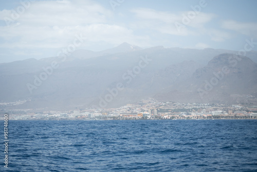 El Teide from the sea in Tenerife Island