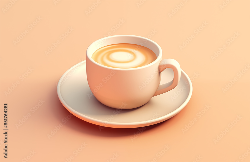 Cartoon 3D coffee illustration material
Cartoon 3D coffee illustration material
