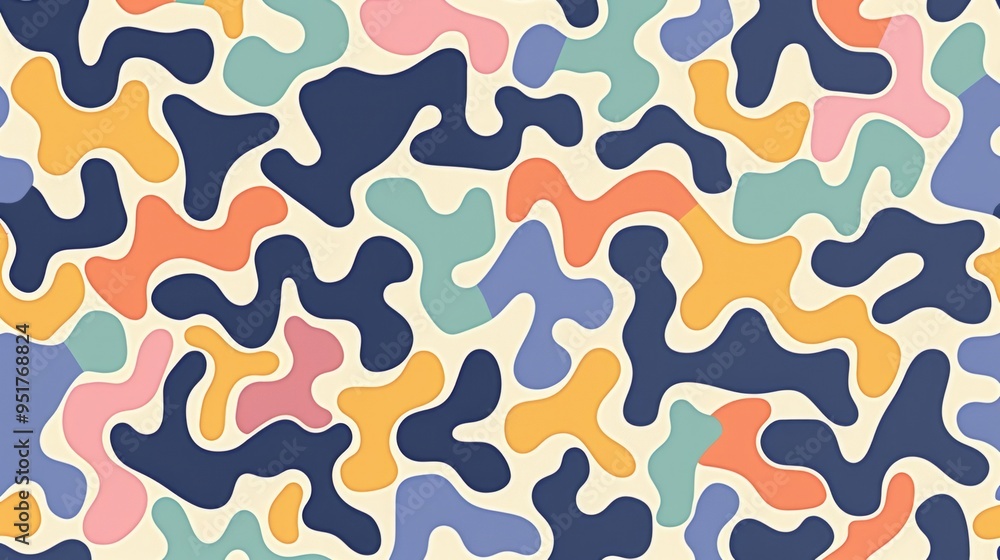 A light background with multicolored lines A light background with multicolored lines