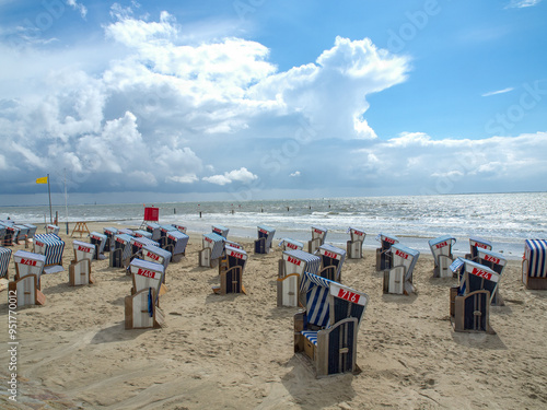 Am Strand von orderney photo