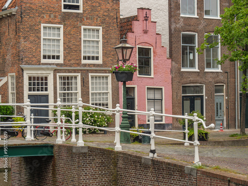 Die Stadt Leiden in Holland