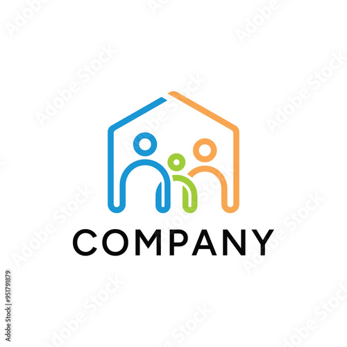 Family Home Care Logo Concept