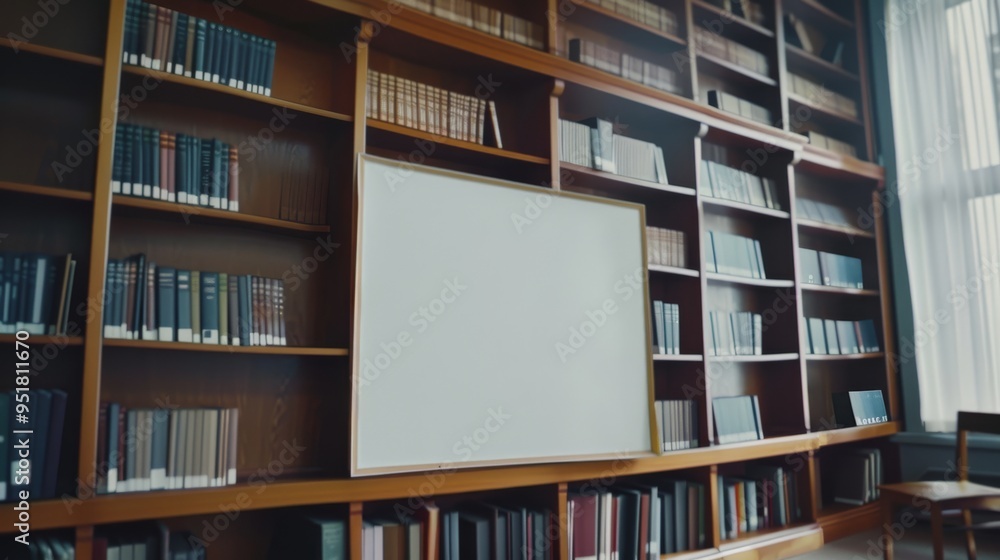 Sun-drenched library with rich wooden shelves filled with books, creating an inviting space for readers and knowledge seekers. Sun-drenched library with rich wooden shelves filled with books, creating an inviting space for readers and knowledge seekers.