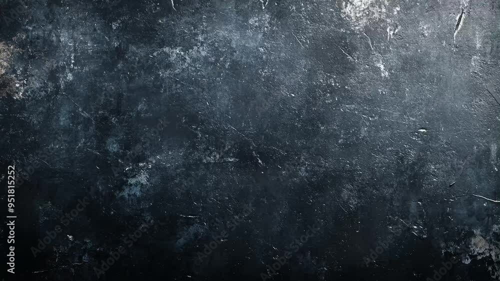 Old and distressed dark concrete grunge texture wall showing signs of rust and erosion - stopmotion animation 4k background loop