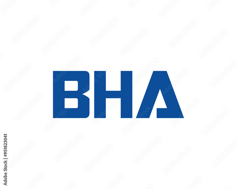 BHA logo design vector template. BHA BHA logo design vector template. BHA