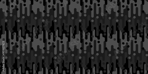 Camouflage background. Seamless pattern.Vector. 迷彩パターン テクスチャ 背景素材