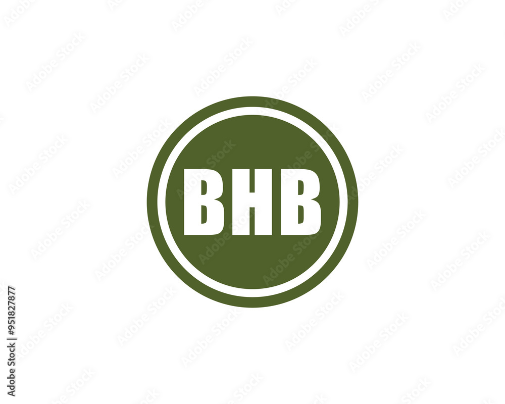 BHB Logo design vector template. BHB BHB Logo design vector template. BHB