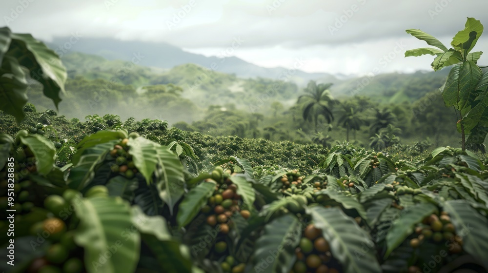 A lush green field with a mountain in the background A lush green field with a mountain in the background