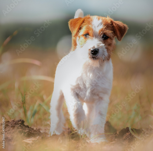 Naklejka jack russell terrier
