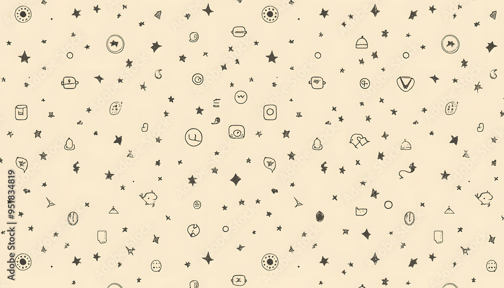 Repeating small icons, like stars, dots, or simple symbols, evenly spaced on a neutral background for a subtle pattern. Repeating small icons, like stars, dots, or simple symbols, evenly spaced on a neutral background for a subtle pattern.