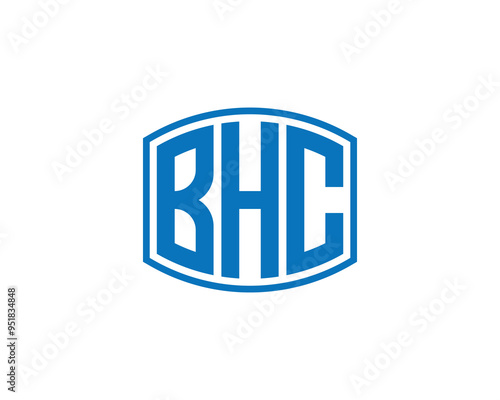 BHC Logo design vector template. BHC photo