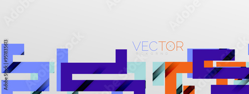 Color bend lines with shadow texture effect. Vector Illustration For Wallpaper, Banner, Background, Card, Book Illustration, landing page