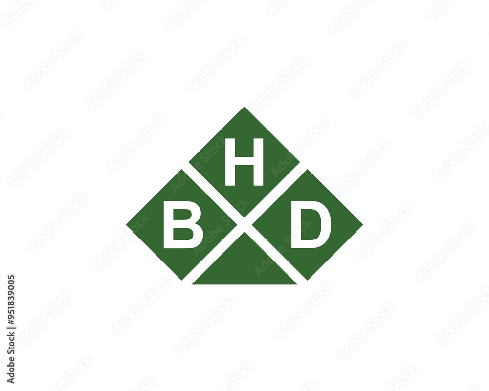 BHD logo design vector template. BHD BHD logo design vector template. BHD