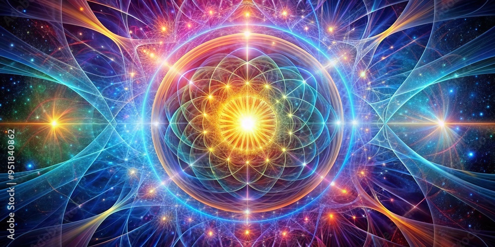 Cosmic Flower of Life A Fractal Journey Through Space, flower of life, sacred geometry, fractal art, universe Cosmic Flower of Life A Fractal Journey Through Space, flower of life, sacred geometry, fractal art, universe