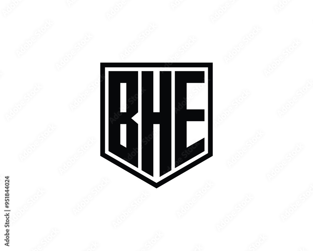 BHE logo design vector template. BHE BHE logo design vector template. BHE