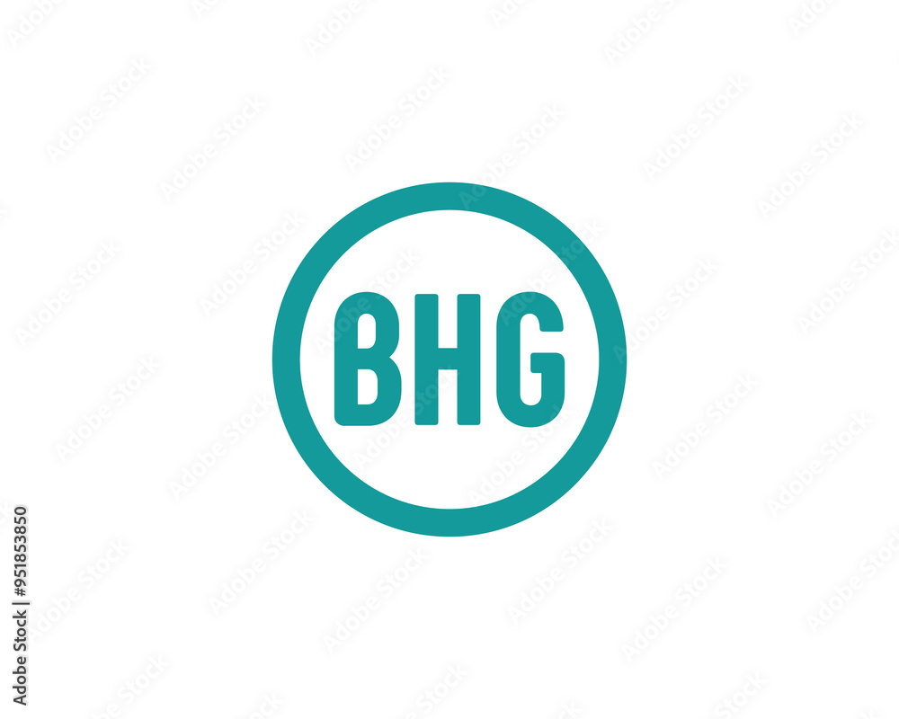 BHG logo design vector template. BHG BHG logo design vector template. BHG