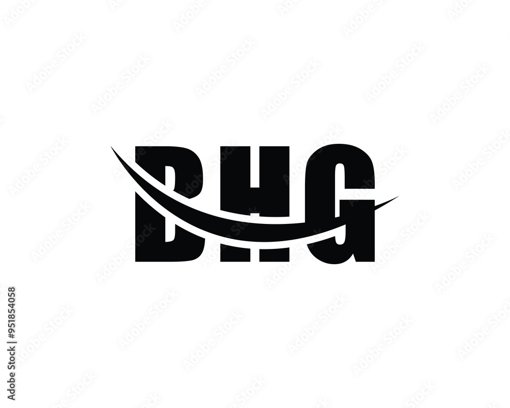 BHG logo design vector template. BHG BHG logo design vector template. BHG