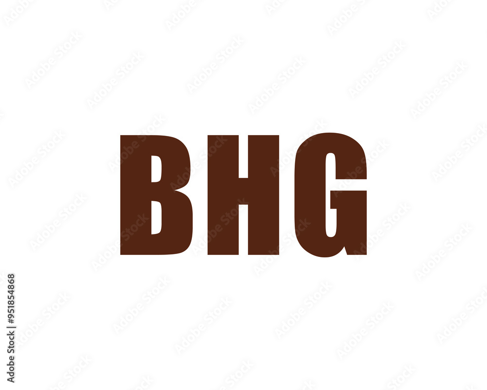 BHG logo design vector template. BHG BHG logo design vector template. BHG
