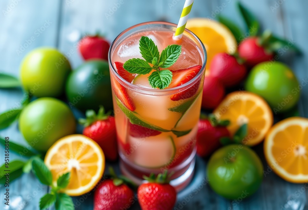 cocktail with lime cocktail with lime