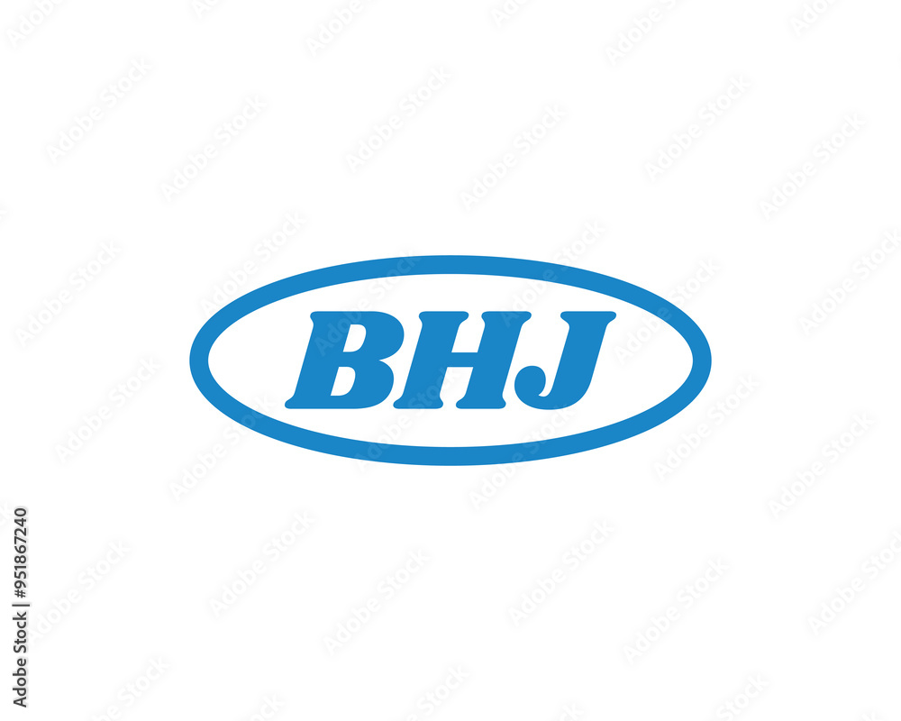 BHJ logo design vector template. BHJ BHJ logo design vector template. BHJ