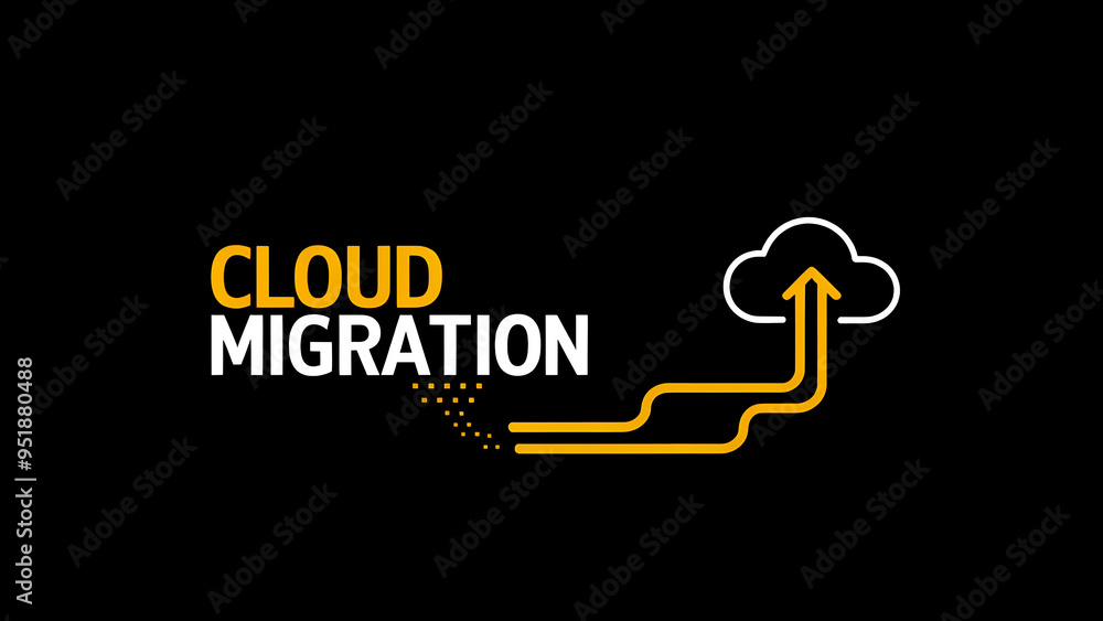 Fototapeta premium Cloud Migration